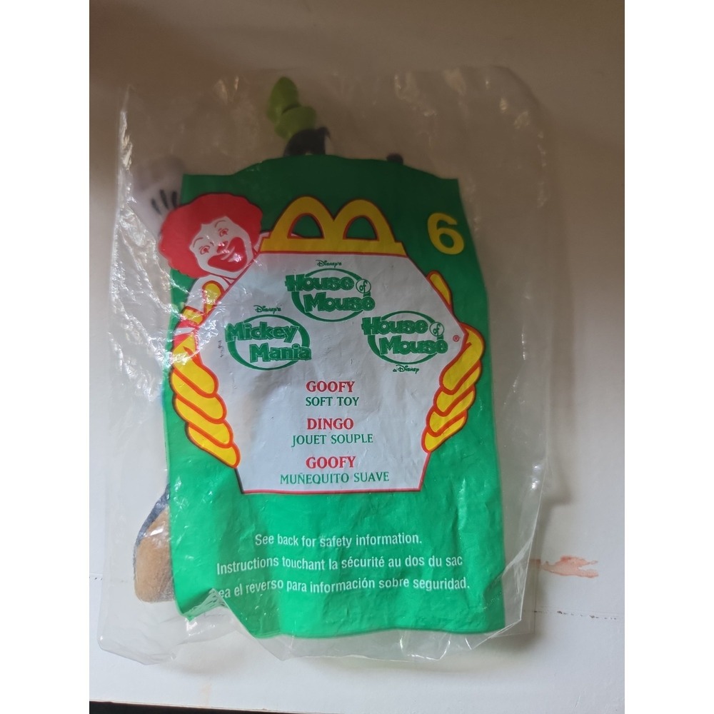 Goofy #6 McDonalds Happy Meal Toy House Of Mouse Mickey‎ Mania 2001